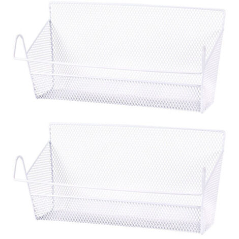 Bardusch - Paniers de rangement de chevet pour dortoir, lot de 2, en maille, avec crochet de suspension.