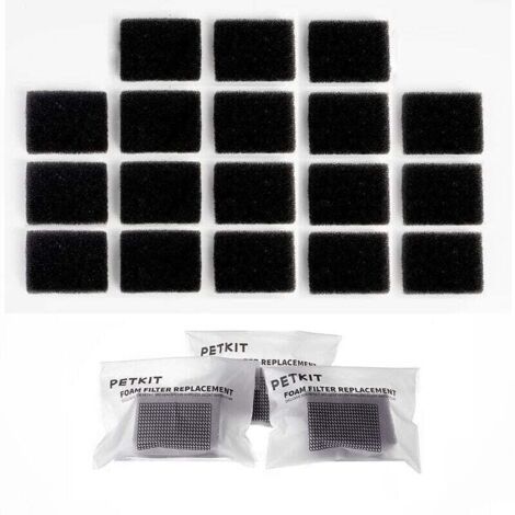 Bardusch-Paquet de 18 filtres en mousse de remplacement compatibles PETKITEversweet 3 Pro/Solo 2/Solo SE pour pompes sans fil, fontaines d'eau pour animaux de compagnie
