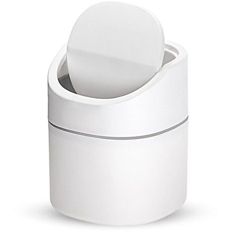 Bardusch-Petite Poubelle de Table, Mini Poubelle de Bureau Cuisine, Poubelle de bureau, utilisée dans le salon, la chambre et le bureau, poubelle intérieure en plastiquePetite Poubelle de Table