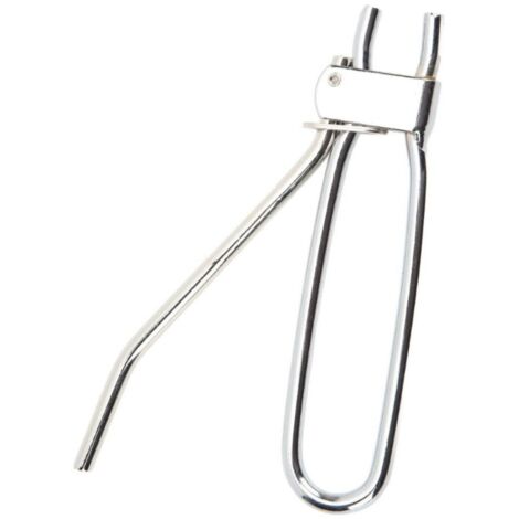 Bardusch-Pince pour flexible de freins et durite carburant – Corps métallique chromé – Double anneau et crémaillère de fermeture – Outil du mécanicien