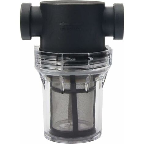 Bardusch-Pipeline Filtre pour pompe à eau 1/2" avec tamis en acier inoxydable 100 mailles, filtre en maille en ligne pour arrosage du jardin