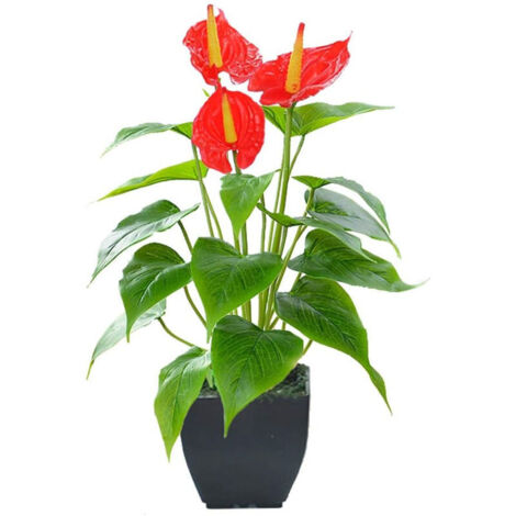 Bardusch-Plantes artificielles d'extérieur en pot, fausses plantes vertes réalistes pour la décoration de la maison, du bureau ou du salon.