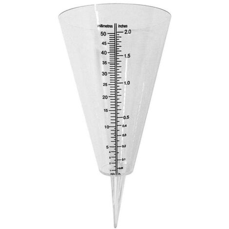 Bardusch - Pluviomètre pour mesurer les niveaux de pluie, avec échelle facile à lire, parfait pour votre jardin