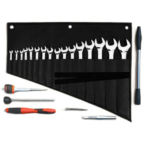 Bardusch Pochettes pour clés, porte-clés sans outil pour tournevis, pinces, organiseur en toile pour électriciens, plombiers, charpentiers, mécaniciens