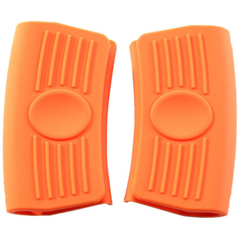Bardusch - Poignée de maintien en silicone antidérapante pour poêles en fonte, protection optimale pour les poignées chaudes.