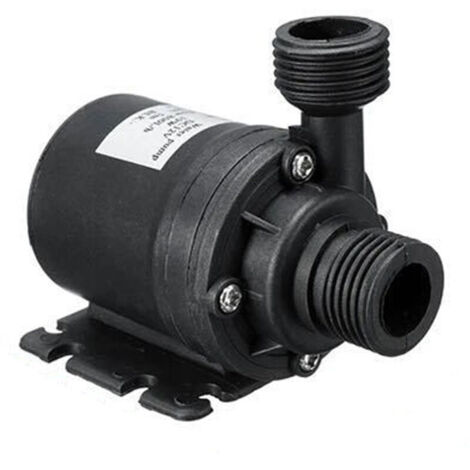 Bardusch-Pompe a Eau 12v 800l/h 5m, Pompe à Eau Submersible sans Balai, pour la Circulation de l'eau de la Piscine de Fontaine Solaire d'aquarium d'étang de Bassin