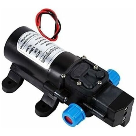 Bardusch-Pompe à Eau à Membrane Auto Amorçante Haute Pression CC 12 V 5 L/min avec Interrupteur de Pression Intégré pour Lavage de Voiture, Nettoyage de Bateau, Arrosage du Jardin