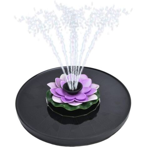 Bardusch-Pompe solaire flottante 1,4W – 6 buses – fontaine extérieure – étang/bain oiseaux/jardin