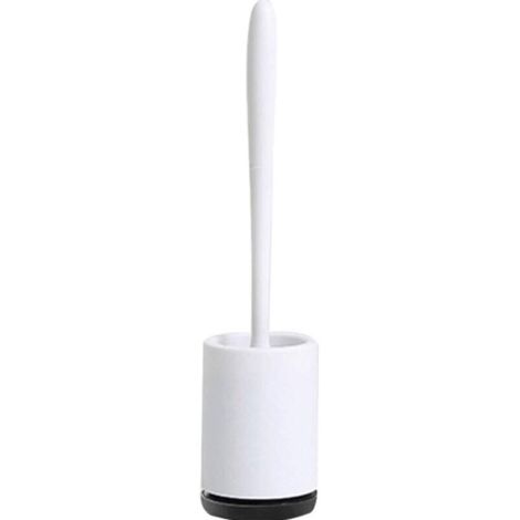 Bardusch-Porte-Brosse de Toilette Silicone Set WC Type de Plancher de ménage Salle de Bain Soft Cheveux TPR Tête
