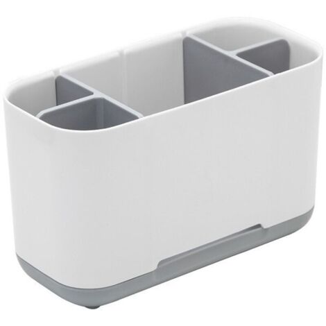 Bardusch Porte-brosses à Dents, Support pour Brosse à Dents Electrique, Porte Brosse à Dents Amovible Stand Dentifrice, avec Trou de Vidange, Organisateur de Salle de Bain