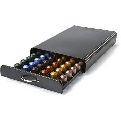 Bardusch - Porte Capsule de Café Pod Support de Tiroir de Rangement en Métal pour 60 Pcs