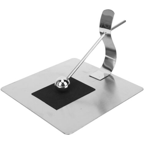 Bardusch - Porte-essuie-tout plat en acier inoxydable avec pince pour cartes de visite - Fournitures de bureau décoratives