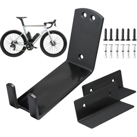 Bardusch Porte-Vélo Mural  Crochets de Rangement pour Pédales de Bicyclette,Rangement Mural pour Garage  pour VTT, Bicyclette Route, Scooter, Intérieur Domicile et Extérieur