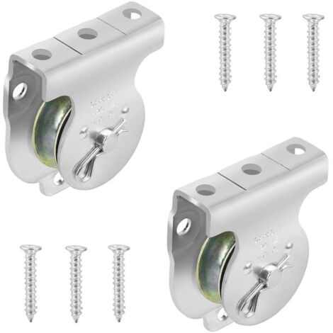 Bardusch-Poulie avec roulement - 2Pcs Bloc de poulie pour cordes en acier/Poulie de Levage avec Roulement à Billes/Poulie de Corde de Bloc