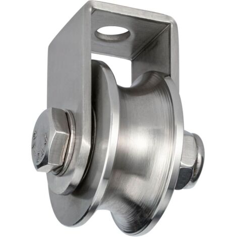Bardusch-Poulie renvoi 2 roulements – fitness – câble 12 mm – charge 500 kg – inox