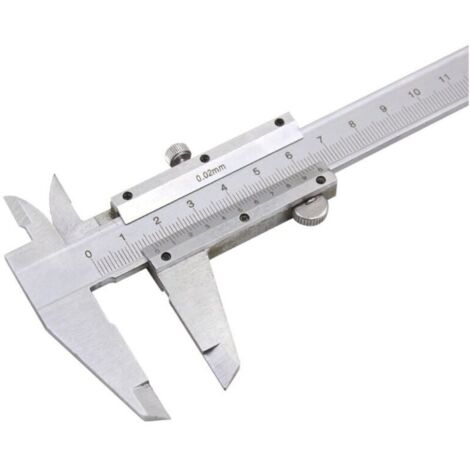 Bardusch-Professionnel Pied à Coulisse Acier Inoxydable Caliper de 150mm Précision Digital en Acier inoxydable Outil Micromètre Vernier
