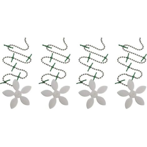 Bardusch-Protections de bonde de douche vues dans l'émission Shark Tank, attrape-cheveux jetables, motif fleur, lot de 4