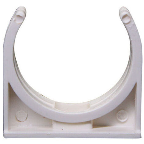Bardusch-PVC Eau Tuyau 50mm Pinces Clips Apte pour 50mm/1,97" OD TV Plateaux Tubes Tuyau Cintre SuPPort Pex Tubes 100Pcs，blanc