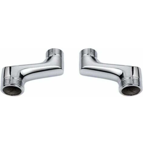 Bardusch-Raccord Contre Coudé Douche,Raccord Laiton Coudé RéDucteur,Bras Pivotant RéGlable,Raccord Mural Contre Coudé,Raccord Excentré 1/2 3/4,Chrome A