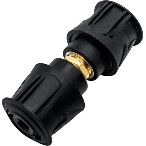 Bardusch-Raccords rapides haute pression M22 14 mm femelle   Adaptateur pour tuyaux Karcher   Paquet de 2   Aluminium et plastique dur