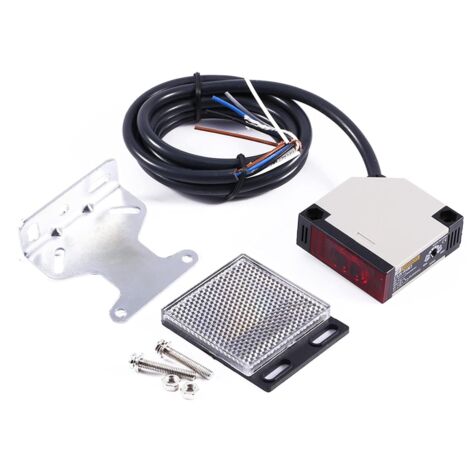 Bardusch-Réflecteur photocellulaire AC 90-250 V 3 A Capteur pour barrière photoélectrique E3JK-R4M1 Interrupteur pour capteur de réflexion miroir Interrupteur
