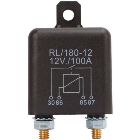 Bardusch-Relais de démarrage Batterie Isolant Charge Relais Commutateur pour Voitures Motos Démarreurs Moteurs GPS 12V