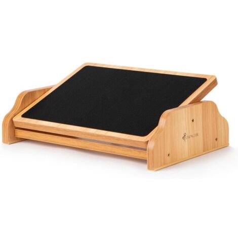 Bardusch-Repose-pieds en bois sous bureau, tabouret bascule à 30° d’inclinaison, surface antidérapante pour confort actif