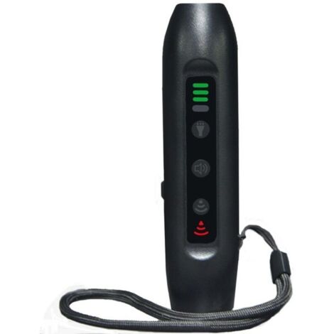 Bardusch-Repulsif a ultrasons pour chien a 3 modes, dispositif d'entrainement de chien rechargeable portable avec lampe de poche intelligente a haute luminosite, dispositif de dressage de chien avec i