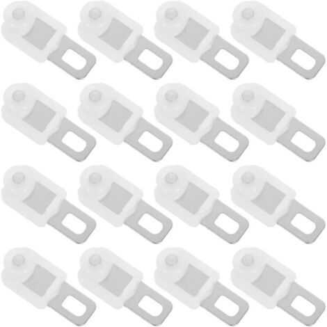 Bardusch roulettes pour Rideau Coulissant en Lot de 50 Rouleaux Silencieux pour Rail De Rideau Accessoires Robustes pour Maison