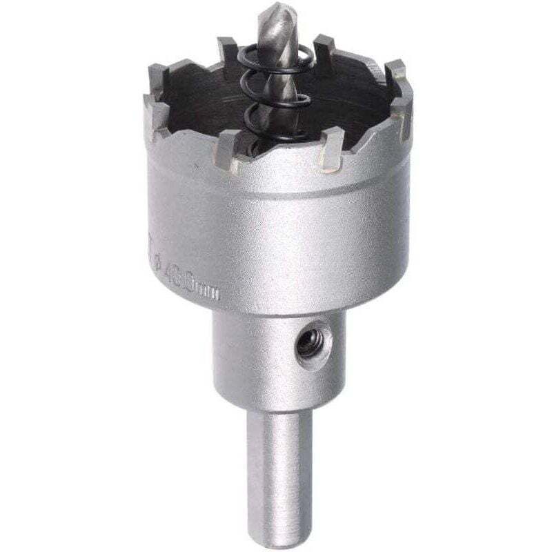 Bardusch-Scie cloche en carbure, diamètre de coupe de 40 mm pour acier inoxydable de 0,5 mm à 3 mm
