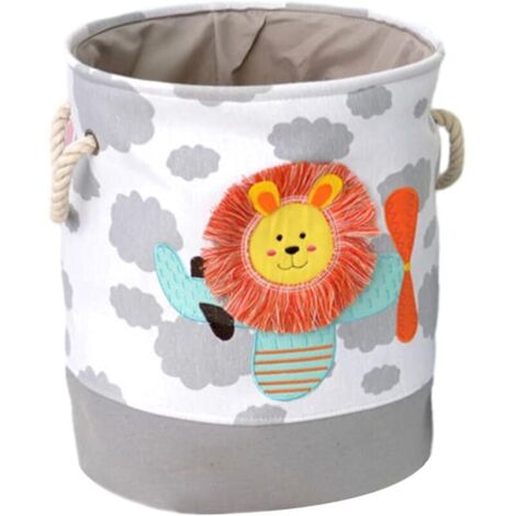 Bardusch-Seau à linge en toile imperméable avec poignées, pour garçons et filles, jouets et enfants