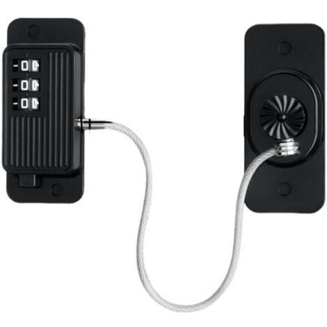 Bardusch Serrure de Réfrigérateur Verrou de Sécurité Serrure à Combinaison pour Portes et Verrou Numérique Adapté aux Armoires et Portes de Réfrigérateur