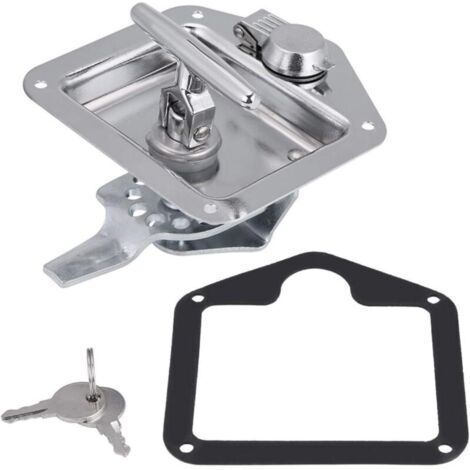 Bardusch-Serrure T camion acier inox pliable, boîte à outils/commande électrique