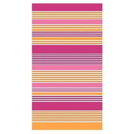 Bardusch - Serviette de plage – Serviette de plage imprimée en microfibre, grande serviette de bain 100 x 180 cm - Rayures de couleur