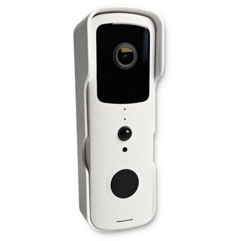 Bardusch - Sonnette portier HD app tuya smart life , autonome sans fils, alerte direct smartphone, vision nocture 155°