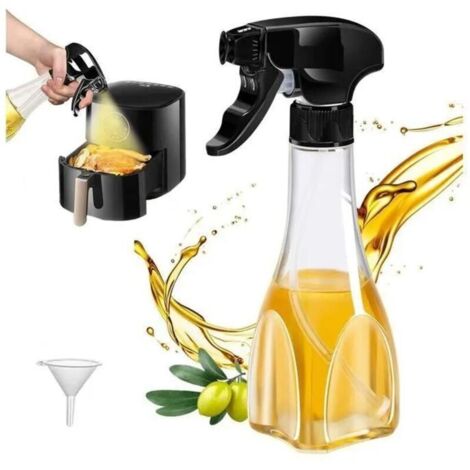 Bardusch - Spray Huilier Cuisine 240 ML Vaporisateur Huile d\'olive Avec Gicleur D\'huile Réglable - Pulverisateur d\'Huile Olive Vinaigrier
