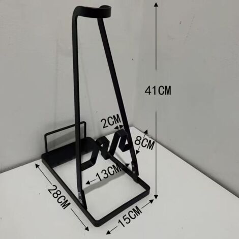 Bardusch - Support de rangement pour aspirateur noir version améliorée