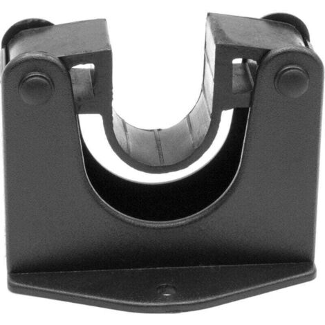 Bardusch-Support mural universel pour tuyau d'aspirateur pour manche téléscopique de 16-30 mm aspirateur - Fixation, noir
