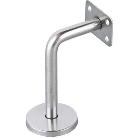 Bardusch-Supports De Main Courante Pour Fixation Murale Acier Inoxydable Poli Support Escalier Avec Couvercle Base Supports Muraux Garde-Corps Pour Mur Intérieur, Loft, Barre Support Pour Corridor 4 P