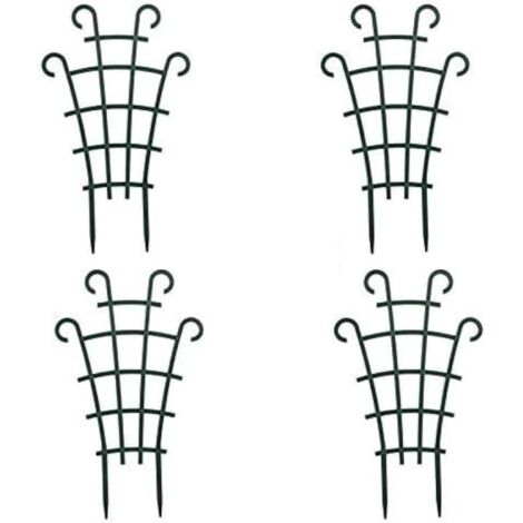 Bardusch-Supports pour plantes en pot, adaptés aux plantes à fleurs d'intérieur telles que les vignes et les hoyas, lot de 4.