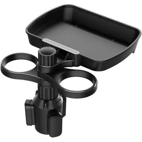 Bardusch-Table à manger ajustable à 360 degrés Une table à manger avec support pour téléphone et base pivotante, idéale pour les voyages en voiture