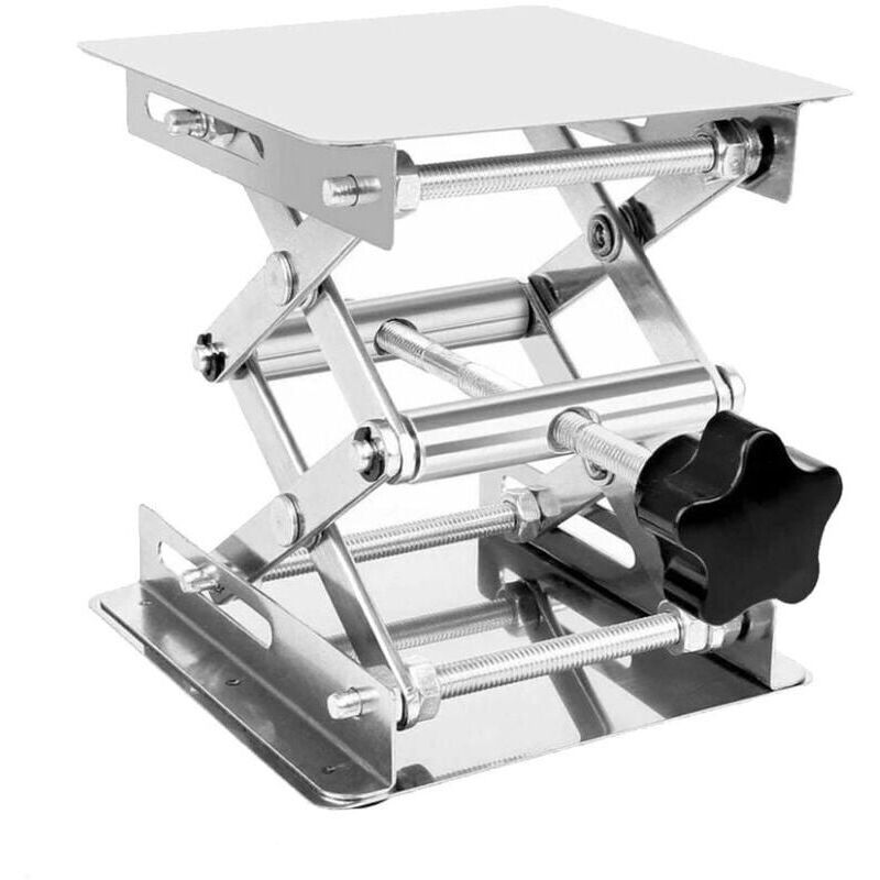 Bardusch-Table lvatrice de Laboratoire Plate forme de Levage de Laboratoire en Acier Inox lvateur Rglable de Laboratoire 45 150 mm Support de Levage