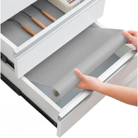 Bardusch-Tapis fond tiroir 30×200 cm, antiderapant, frigo/placard/meuble.