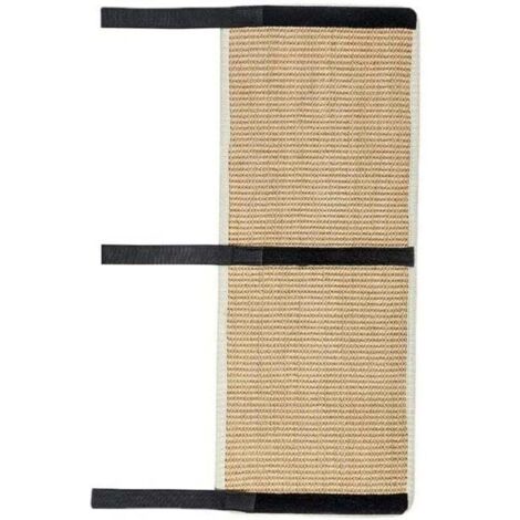 Bardusch-Tapis griffoir en sisal pour chat - Beige - Avec velcro - Pour meubles - Protection des pieds de chaise et de bureau