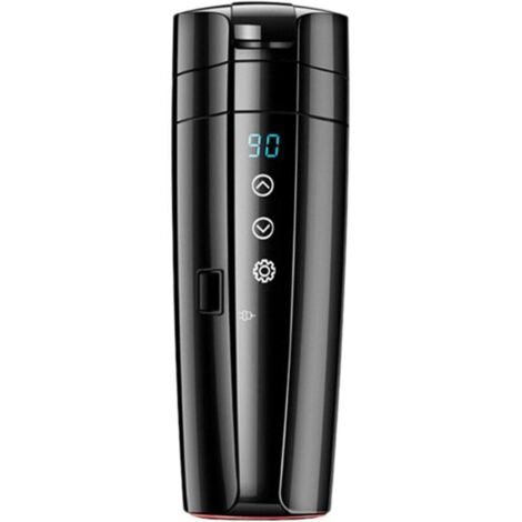 Bardusch-Tasse chauffante universelle 12V/24V 400ml pour voiture, bouilloire électrique automatique, thermos pour café, thé et lait.