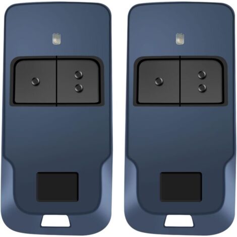 Bardusch Télécommande de portail compatible avec BFT Mitto Cool C2. 2 pièces Télécommande pour portail BFT à deux canaux, remplace la télécommande BFT Mitto RCB02, télécommande pour portes de garage