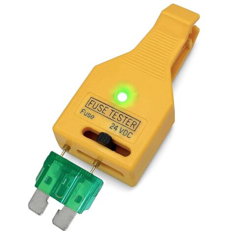 Bardusch-Testeur de fusibles pour fusibles automobiles 12 V/24 V ATO/ATC/ATM Mini Standard Maxi Blade avec indicateur LED