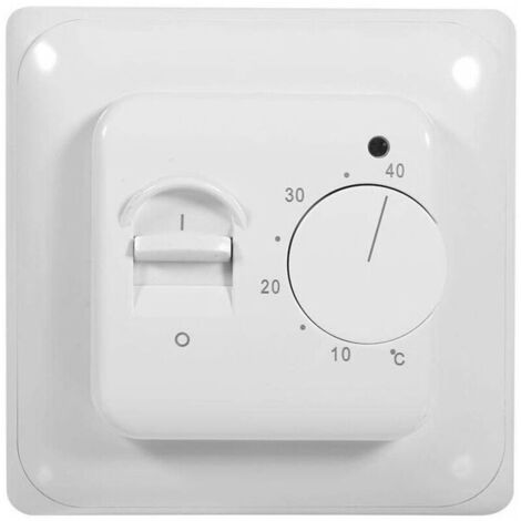 Bardusch-Thermostat de chauffage au sol, Thermostat de chauffage manuel mécanique de pièce 220V, climatisation, commutateur de commande de température, sécurité, économie d'énergie et confort