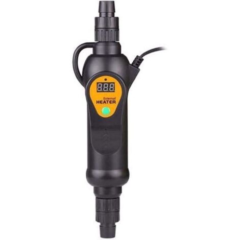 Bardusch-Thermostat de chauffage externe, température réglable pour filtre de cartouche d’aquarium en ligne (500W)