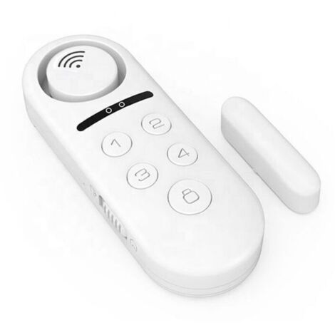 Bardusch-Tuya wifi porte magnétique anti-vol alarme maison porte et fenêtre capteur à distance artefact alarme porte ouverture prompteur-1 pièce